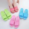 Women's Slippers Summer Indoor Bathroom Slippers Anti-Slip Home Slippers Couples Solid Color Large Size Flat Slippers