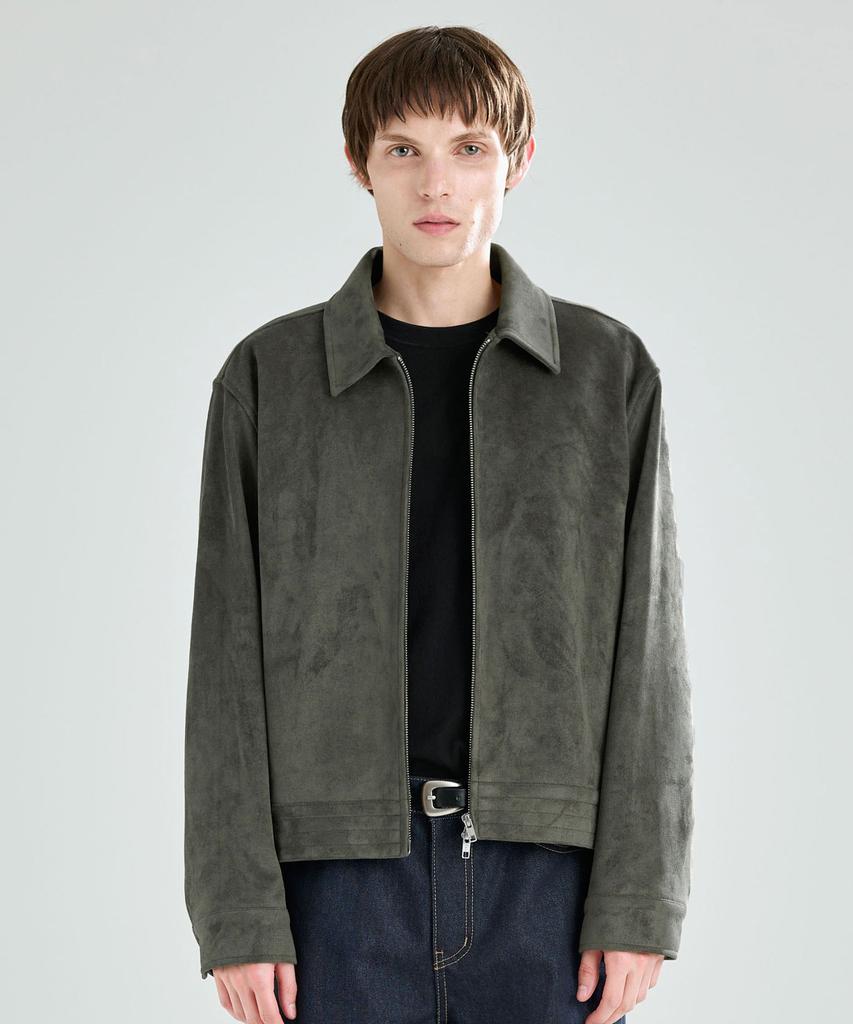 Zplish Craft Suede Jacket Khaki