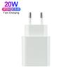 Certified Fast Charging PD 20W QC3.0 Charger USB-C Travel Power Adapter Dual Port Charger for IPhone Android