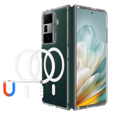 For Honor Magic Vs3 5G Clear Case TPU+Acrylic Magnetic Phone Cover Compatible with MagSafe