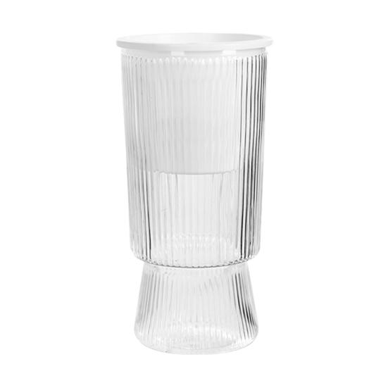 Self Watering Planter Pots African Violet Pots for Indoor Outdoor Windowsill Garden Modern Plastic Plant Pot with Wick Rope And Reservoir
