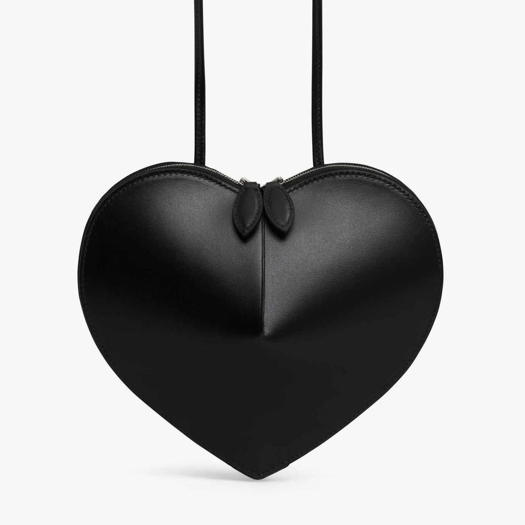 LECOEUR Genuine Leather Heart-Shaped Crossbody Shoulder Bag