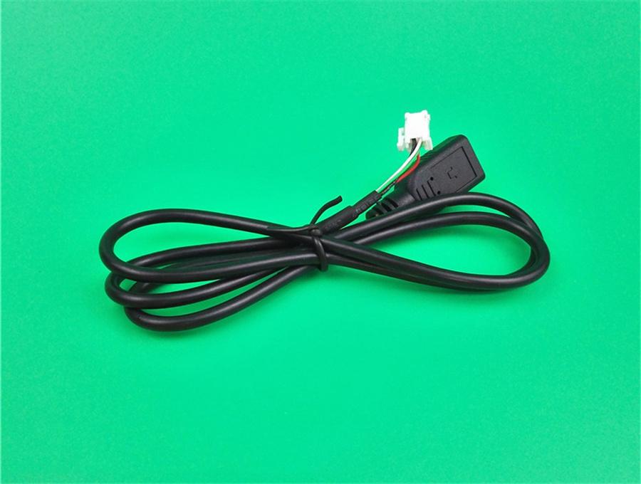 USB GPS Rear View Camera RCA Output Radio Power Cable Adapter For Car Navigation
