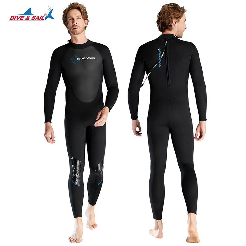 Mens 3mm Full Wetsuit Scuba Diving Snorkeling Surfing Swimming Warm Thermal Neoprene Suit