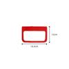 For Mazda CX-5 2017-2018 Real Carbon Fiber Air Outlet Door Panel Trim Decoration Car Accessories Frame Sticker