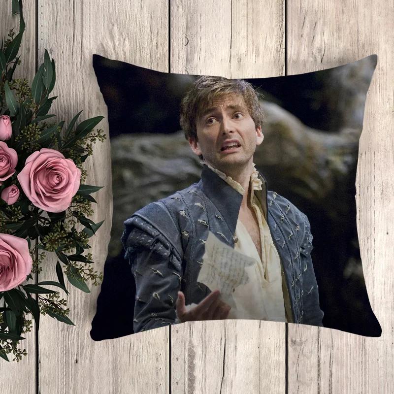 Kissen David Tennant Dekorative Kissenbezüge für Kissen 45x45 Kissenbezüge Sofakissen Kissenbezug Deko 40x40 Autodekoration