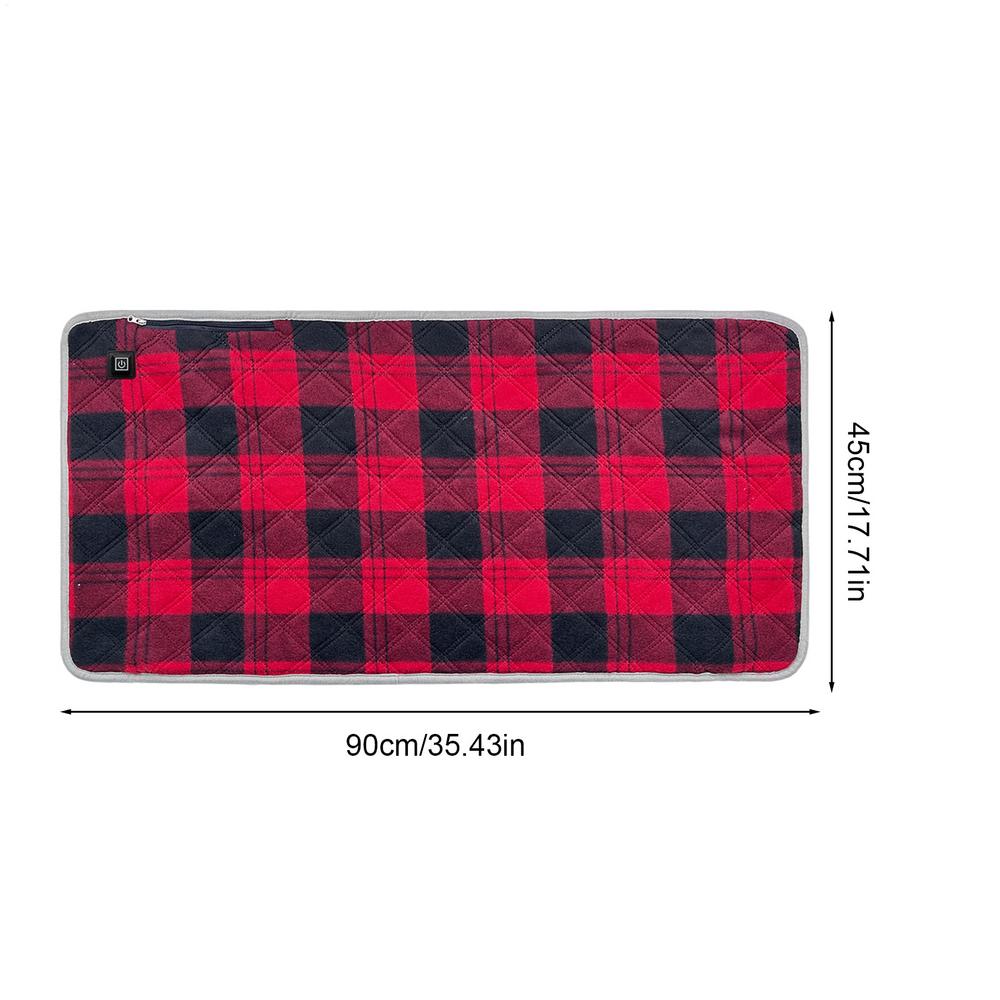 Camping Heizmatte USB Heizkissen 3 Temperatureinstellungen Schnelle Heizung Thermositzkissen Für Zuhause Wohnung Büro Schule