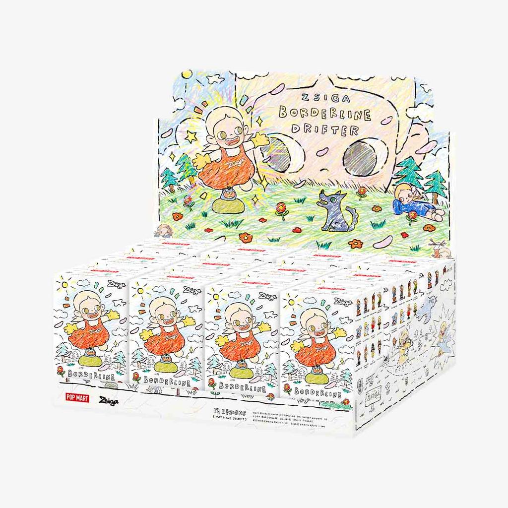 POP MART Zsiga Borderline Drifter Series Figures Blind Box (Single Pack / 12-Piece Set)