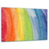 GLASS CUTTING BOARD STAND 40x30 RAINBOW