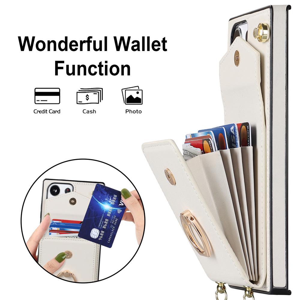 Crossbody Lanyard Strap Wallet Leather Case For Samsung Galaxy Note 20 10 S24 S23 S22 Ultra S21 Plus FE A52 A72 A32 A22 5G Cover