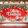 Christmas Decor Christmas Tree Merry Christmas Banner Winter Celebration Red Theme For Holiday Celebration Winter Event Office