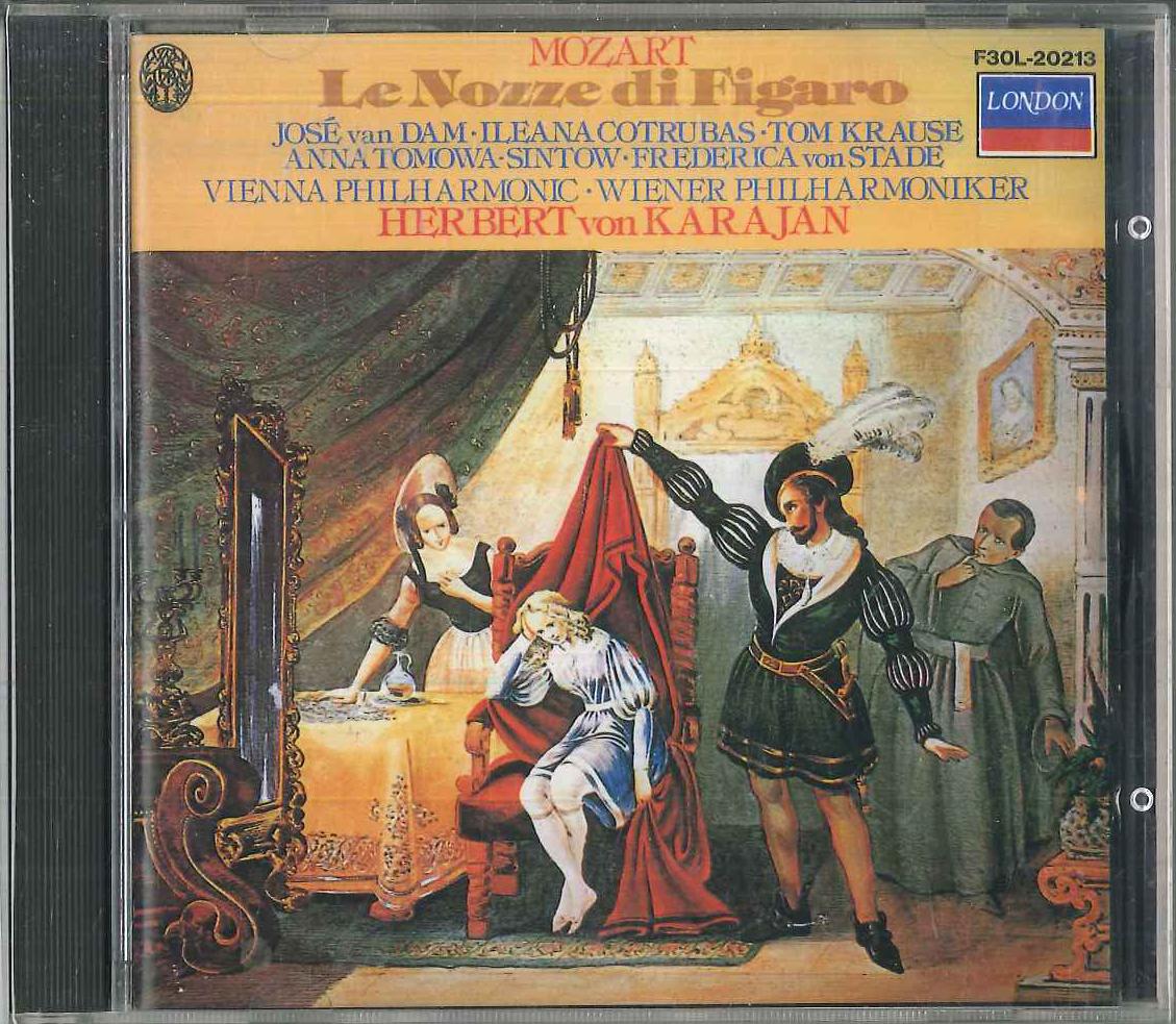 

CD - Mozart The Marriage of Figaro Highl F30L20213 LONDON Japan Classical Used