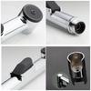 ABS Press Handheld Hose Spray Shower Head Hose Toilet Bidet Douche Bathroom Shower Self Cleaning Sprayer Kit Water Tap Valve