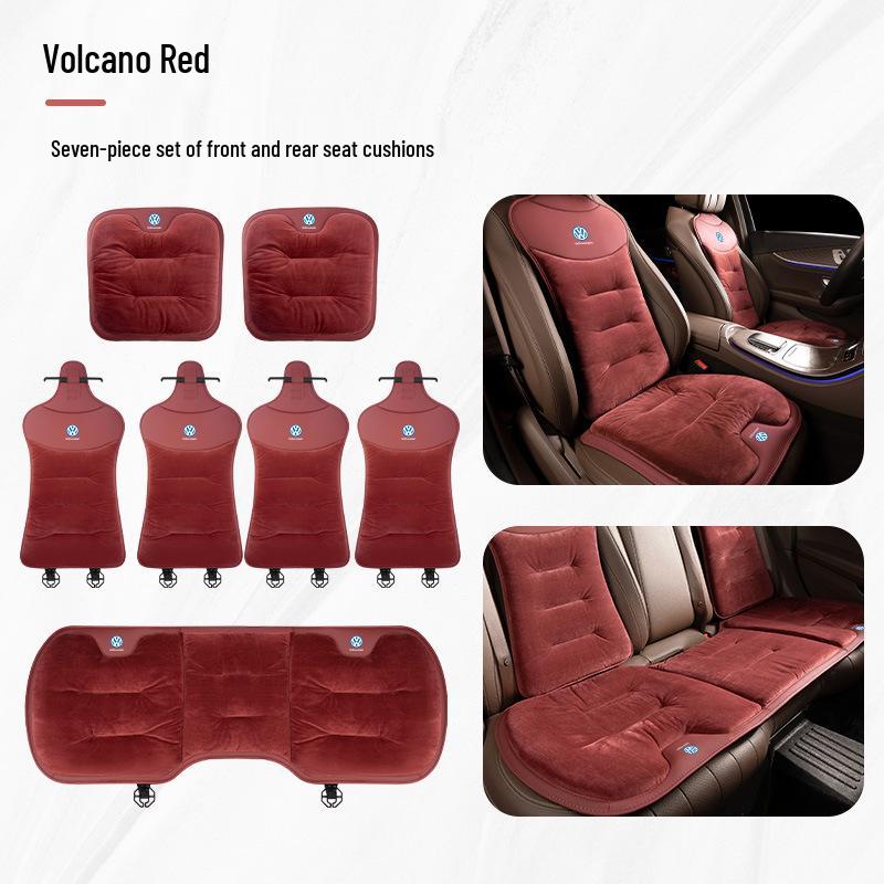 Volkswagen Winter Seat Cushion for Sagitar, Bora, Tiguan, Tayron, Lavida, Santana - Warm Car Accessory.