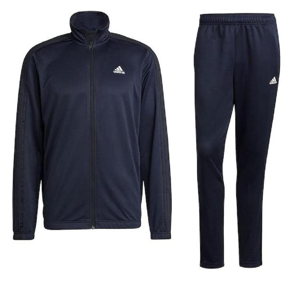 adidas Double Knit Tracksuit Jacket and Pants Size M KOF42 Legend Ink Set, (167-173cm),