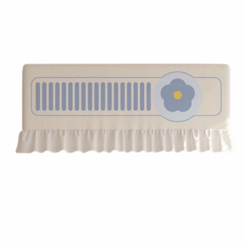 Elastic Bands Air Conditioning Cover Breathable Air Conditioning Curtain  Home Decor