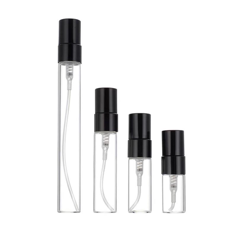 2ml, 3ml, 5ml, 10ml High-Grade Glass Perfume Decant Bottles - Portable, Empty Spray Bottles for Liquids