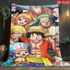 One Piece Collection Blanket Soft Flannel Cozy Warm for Anime Fans Collection THW