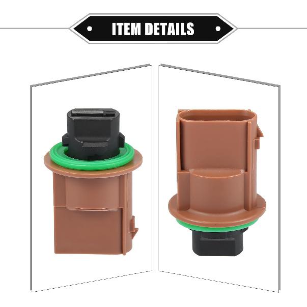 No.68091384AB Fog Light Socket Compatible for Lincoln MKZ 2010-2012 for Ford F-150 2015-2017, Durable Plastic Brown Car Lamp Socket