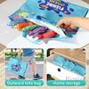 Montessori Fish Toys Cloth Fishing Game for Toddlers 6 to 12 Months Sensory Toy Stacking Cups Number Counting Color Sorting Gift