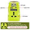 Portable Inverter 200W AC For Dewalt For Makita/Bosch/Milwaukee/Ryobi 18V Battery 120-220V Modified Sine Wave Power Adapter USB
