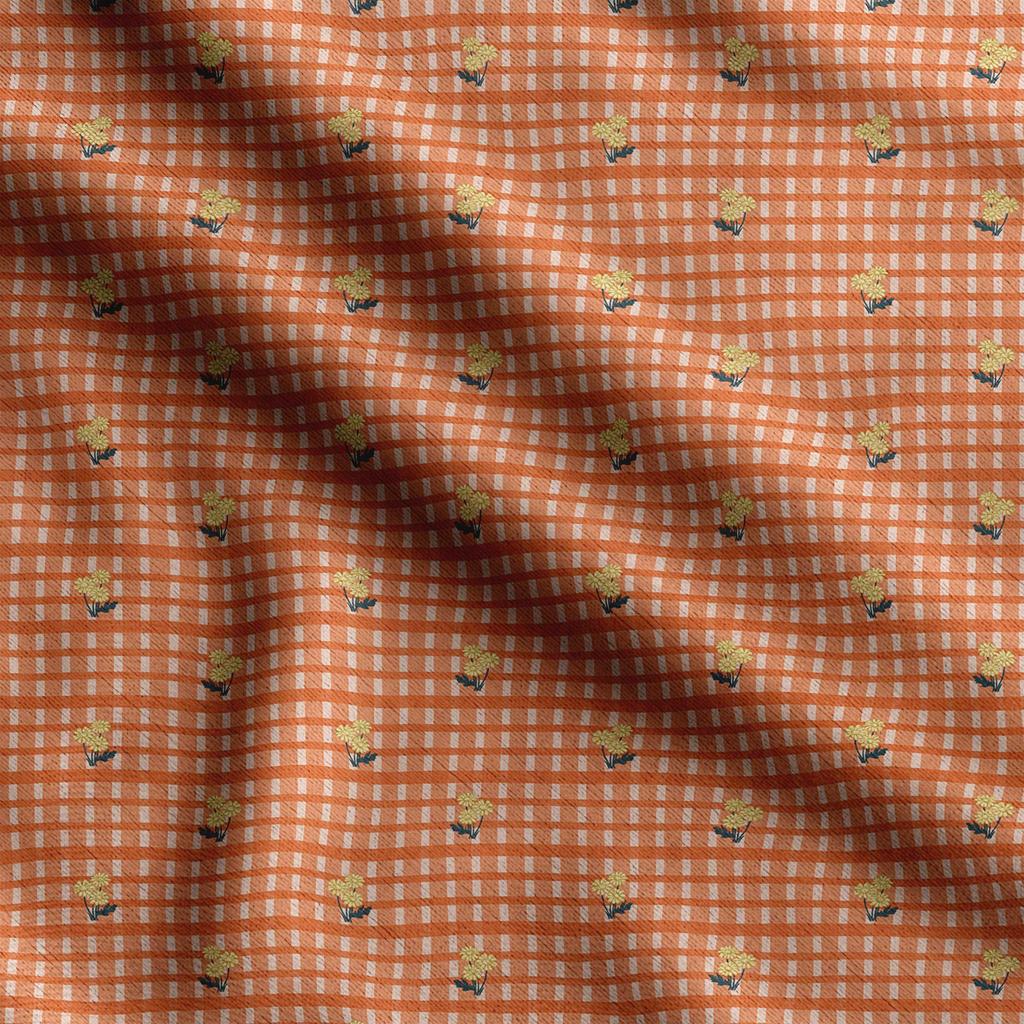 Soimoi Check Print,  Cotton Cambric, Quilting Fabric Sold by The Yard 42 Inch Wide, Medium Weight Cotton Fabric, Sewing  Supplies,Baby