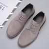 Men Matte Leisure Shoes Retro Floral Pattern Men Dress Shoes Fashion Lace-Up Flats High Quality Business Men Party Wedding