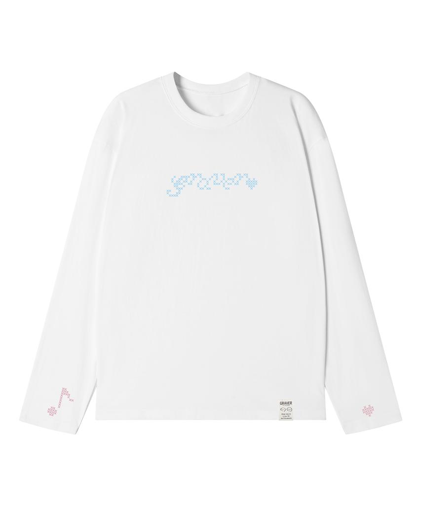 GRAVER [Unisex] Stich Graver Long Sleeve T-Shirt_3Color