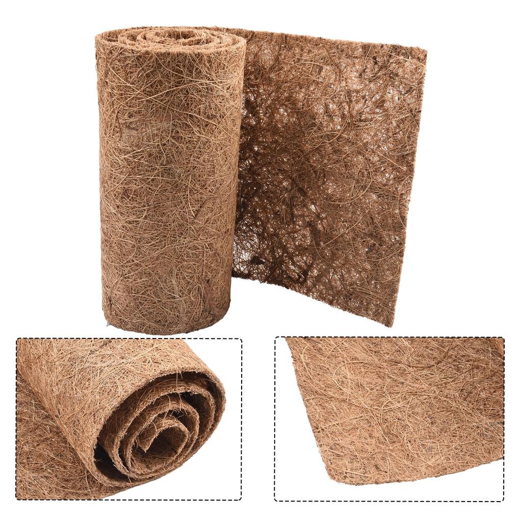 20/25x100CM Coconut Pad Coco Liner Sheet Coconut Palm Non-Slip Mat Cuttable Coir Mat Coconut Carpet Garden Plant Mat Supplies