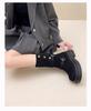 Two-way Khaki Thick-Soled Mid-Calf Vintage Martin Boots 2025 - Height-Increasing, Fashionable, Slimming Short Boots.