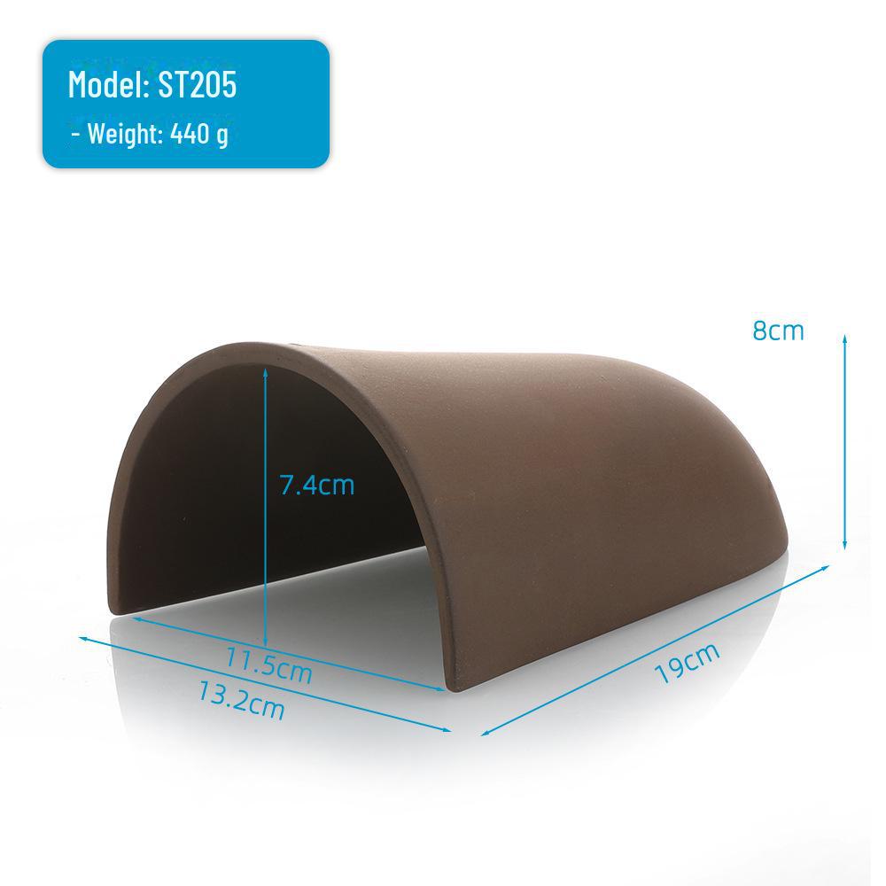 Purple Sand Ceramic Fish Tank Decor - Large, Medium & Small Rock Tiles