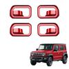 Накладки на внутрішні ручки дверей та панелі Kylorune для Jimny та Jimny Sierra Кастомні деталі для Jimny, Nomad, (5-дверний, Червоний) - JB64/JB74W/JC74
