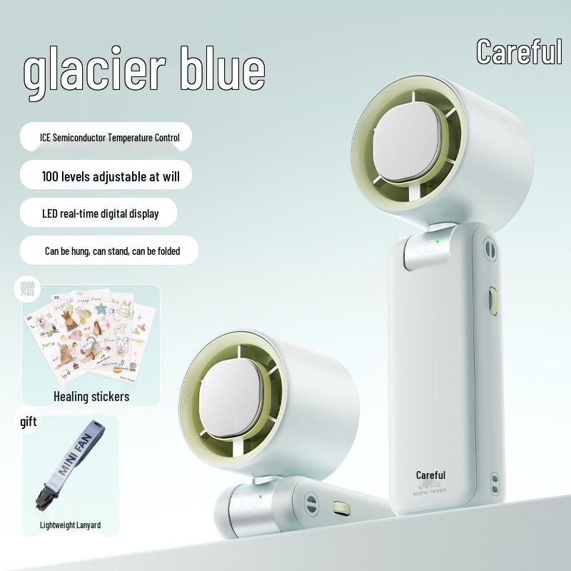 Ultra-High Speed Energy-Saving Handheld Bladeless Mini Portable USB Fan 181*60*51mm