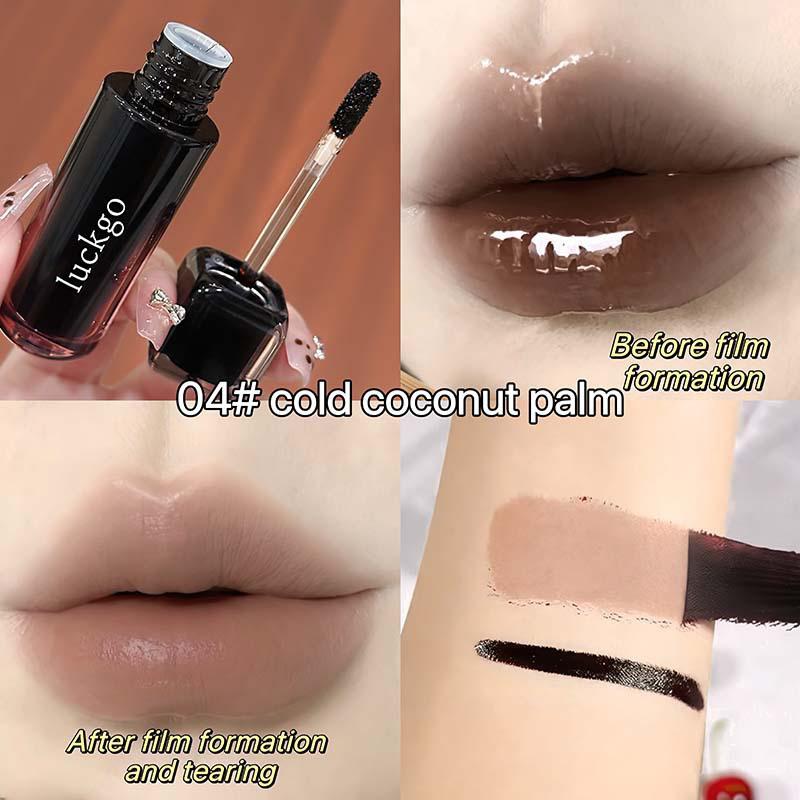 Cross Luckgo Waterproof Peel-off Lip Tint: Long-lasting Matte Korean-Style for Students.