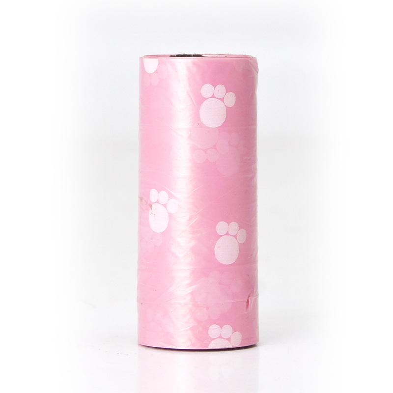 Dog Walking Portable Solid Color Poop Bags