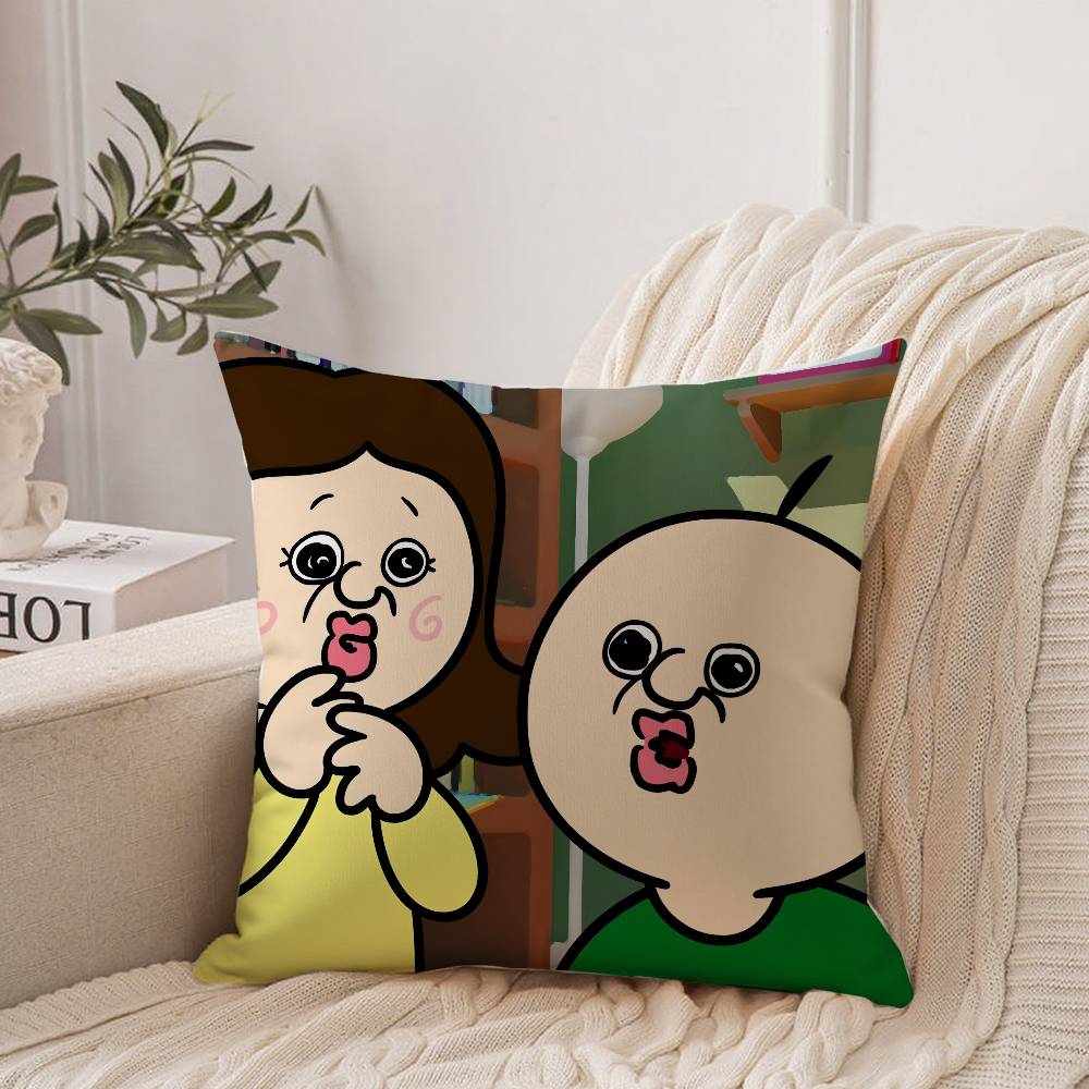 Bbangbbangs Diary Cartoon Pillow Case Home Decor Throw For Sofa Bed Car Room Decor Gift Idea