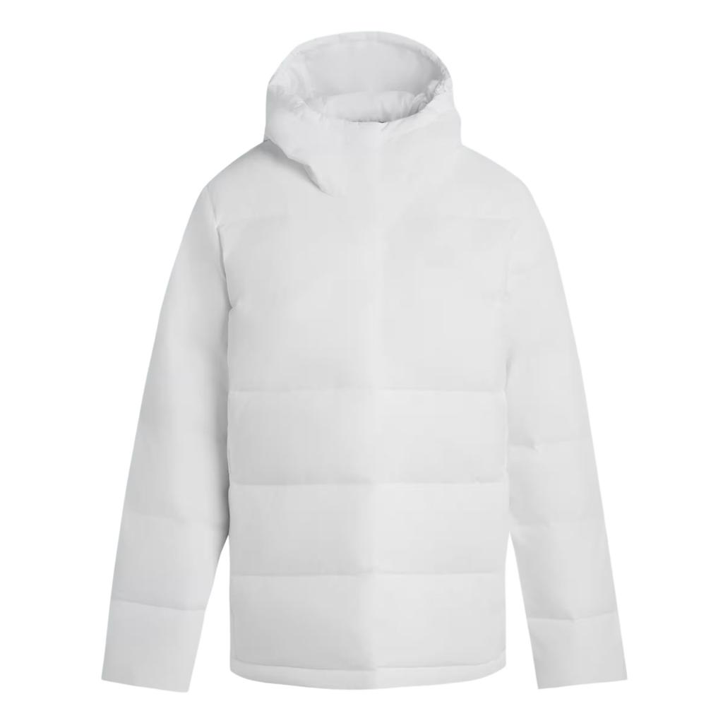 Adidas Helionic Hooded Solid Color Warm Down Jacket Women Jacket White KG3149