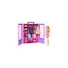 Barbie Barbie and Purple Closet Doll and Fashion Set with Accessories for Ages 3 and Up