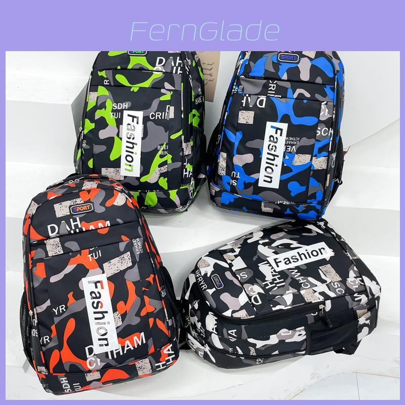 Wholesale Oxford Camouflage Student Backpack For Casual Travel Large Capacity Soft Material 20-35l