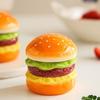 Dust-proof Toothpick Jar Decorative Cotton Swab Storage Box Hamburger Toothpick Holder  Bedroom