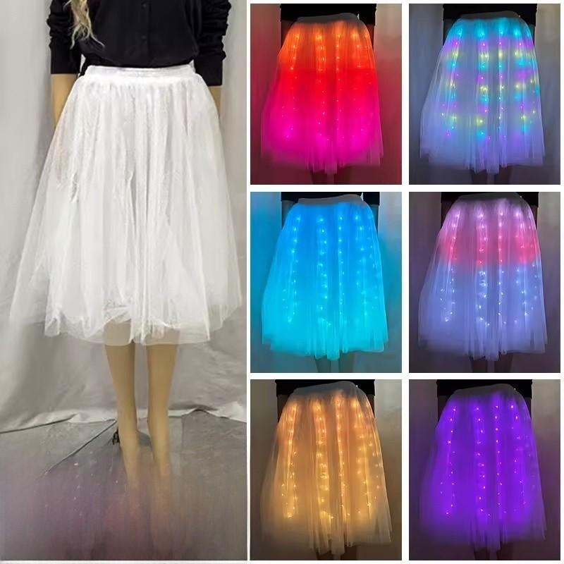 Fantasy Style Lighted Belly Dance Bra With Rechargeable Led For Party Shows