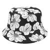 New Ethnic Style Flower Bucket Hat Trendy Women Sunscreen Sunshade Double-sided Basin Hat Hot Hat