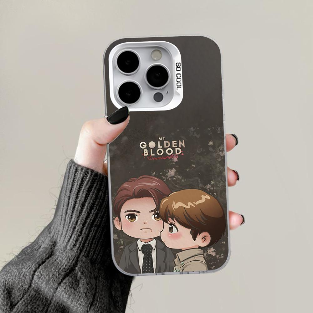 

My Golden Blood JossGawin Phone Case For iPhone 16,15,14,13,12,11,Pro,Max,Plus,Mini,XS,SE Anti Fall Gray White Matte Hard Bumper iPhone12