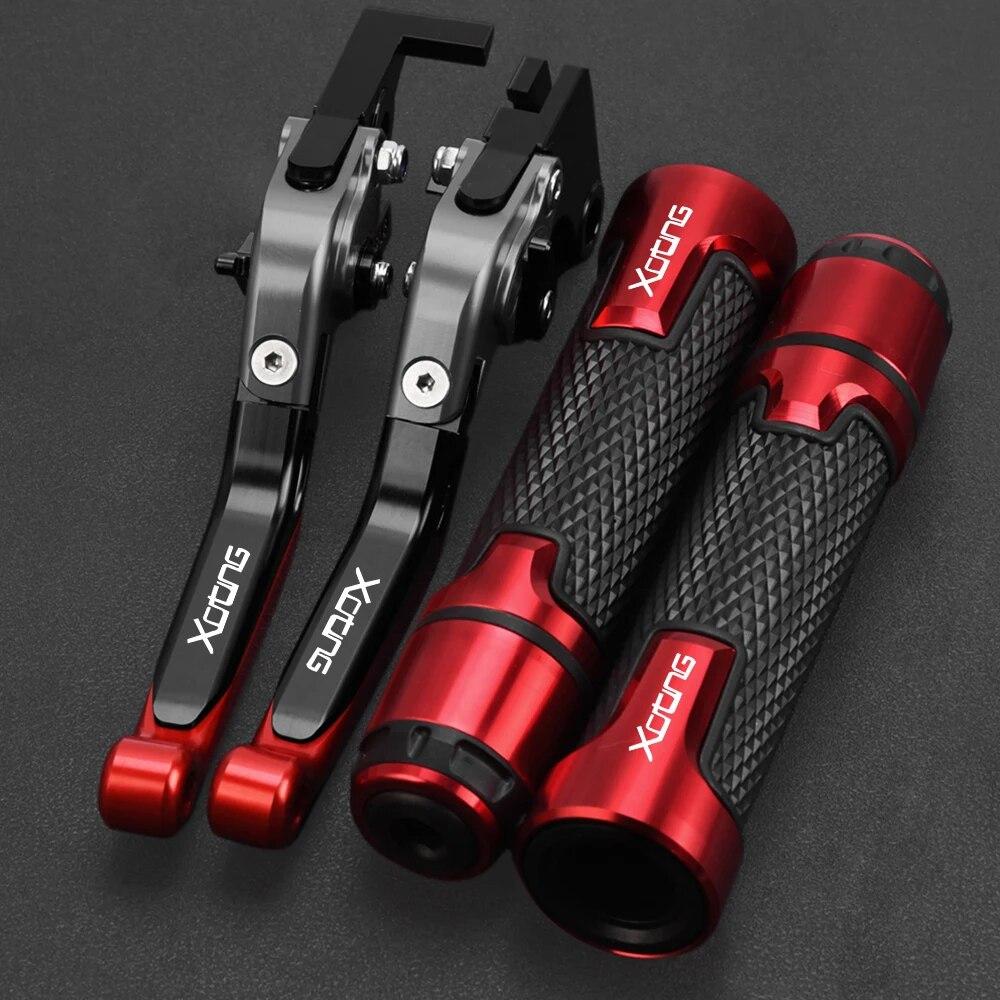 Motorcycle Aluminum Handlebar Hand Grips Ends Adjustable Brake Clutch Lever FOR KYMCO XCITING 250/300/400/500 2003 2004 2022