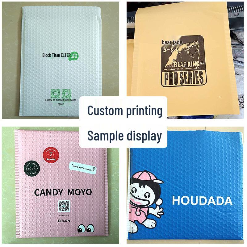 140g Thick Matte Bubble Envelope, White Clothing Packaging, Shockproof Foam Bag