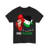 Maglietta Araba Palestina Libera Maglietta Unisex 100% Cotone con Bandiera della Palestina Top da Uomo