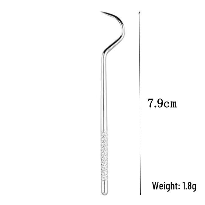 Portable 304 Stainless Steel Toothpick Set with Storage Tube for Oral Care