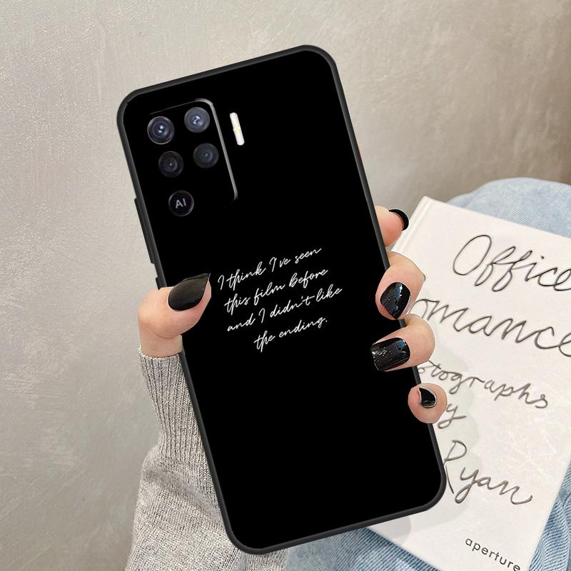 

All Too Well Lyrics Case For Oppo A78 A98 A18 A38 A58 A60 A80 A40 A77 A57 A17 A74 A54 A94 A96 A76 A16 A15 A5 Pro OPPO A54 5G