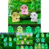 Charming Resin Panda Ornaments Glow In The Dark Garden Accessories In 7 Colors