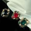 Elegant Clothing Fastener Fashion Accessory Clothing Jewelry Vintage Brooch Crystal Lapel Pin Gift for Woman Girls